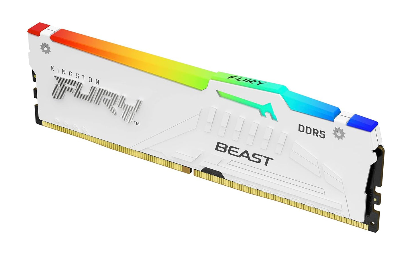 Kingston 16GB 6000MT/s DDR5 CL30 DIMM FURY Beast White RGB EXPO