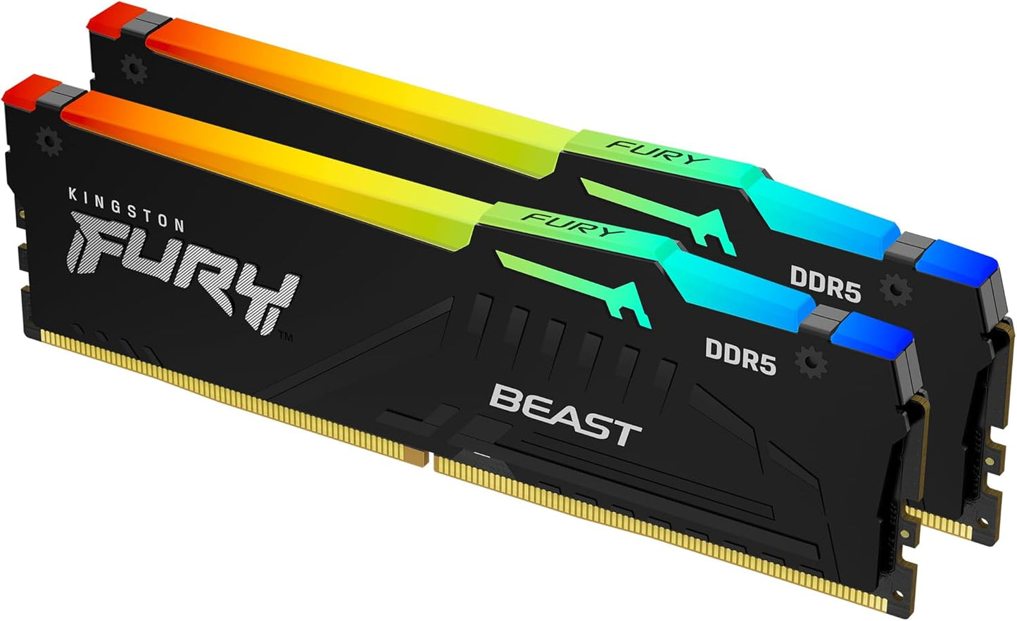 Kingston 64GB 6000MT/s DDR5 CL30 DIMM (Kit of 2) FURY Beast RGB EXPO