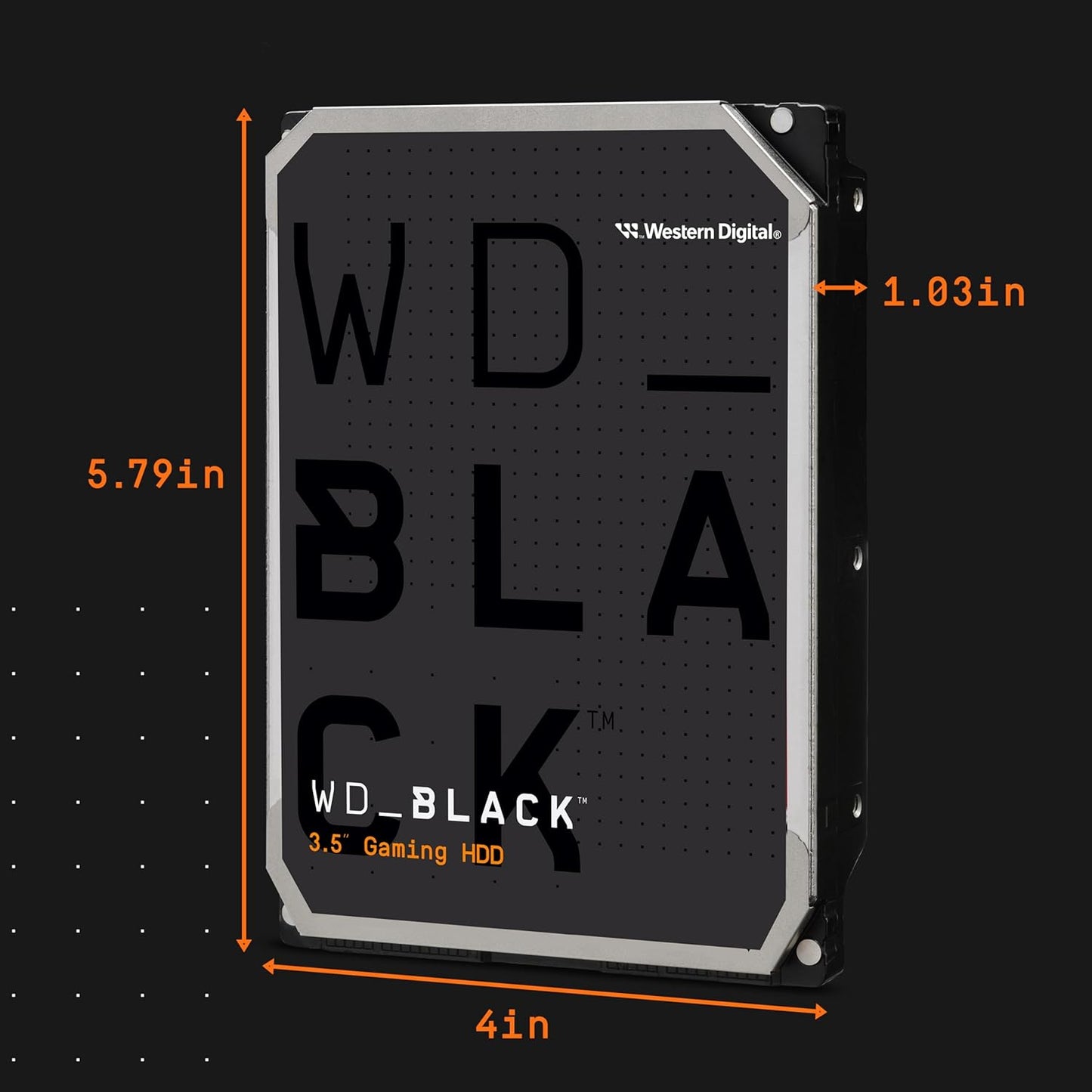 WD 4TB WD BLACK SATA 256MB 3.5 DESKTOP