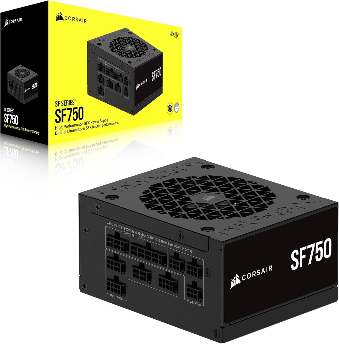 Corsair SF Series (2024) SF750, 80 PLUS Platinum, Fully Modular Power Supply