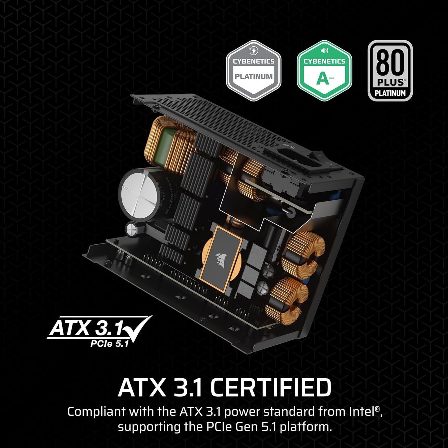Corsair SF Series (2024) SF750, 80 PLUS Platinum, Fully Modular Power Supply