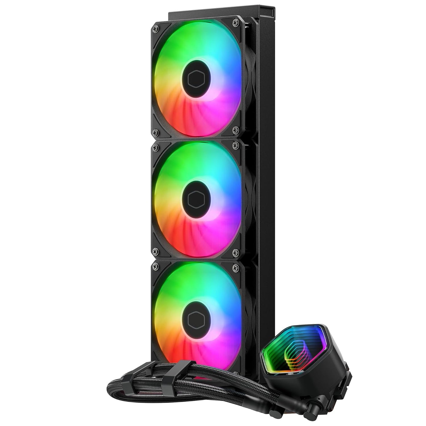 Cooler Master MLW-D36M-A18PA-R1 MASTERLIQUID Core II 360mm Simple Water Cooling CPU Cooler, Black