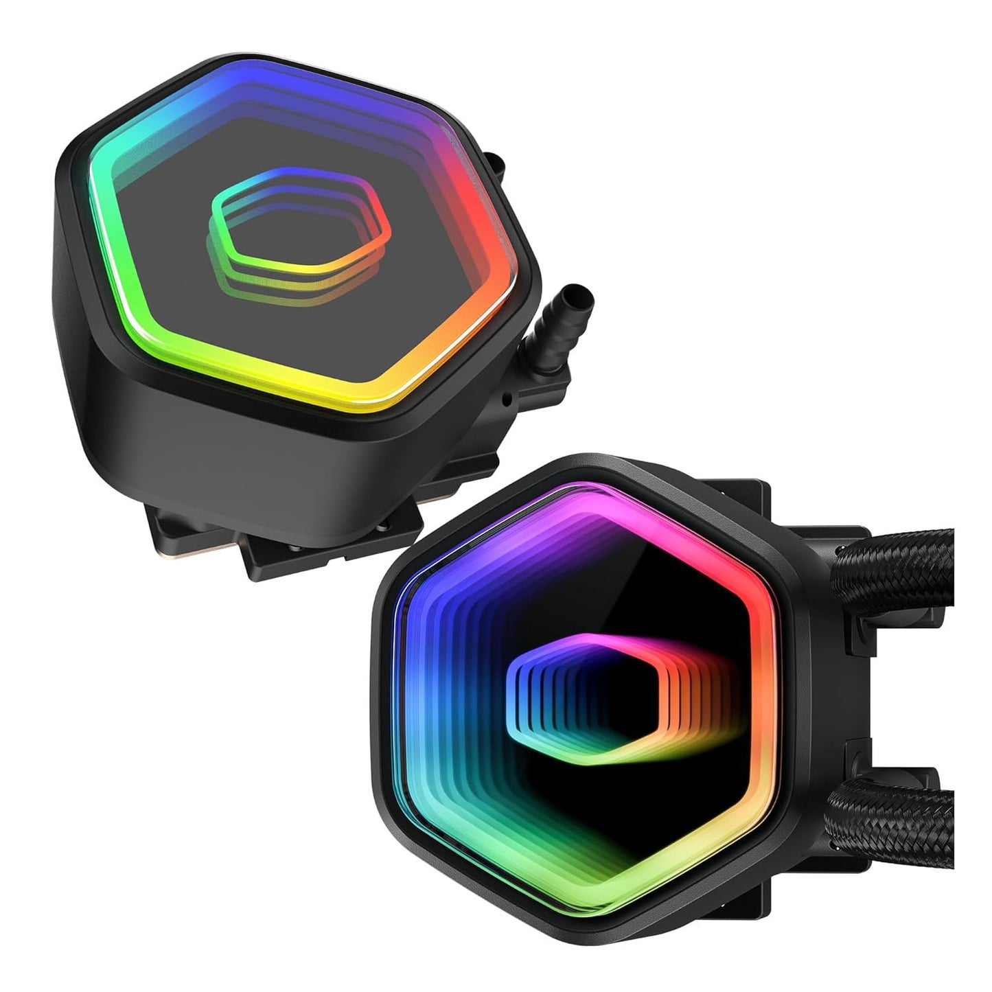 Cooler Master MLW-D36M-A18PA-R1 MASTERLIQUID Core II 360mm Simple Water Cooling CPU Cooler, Black