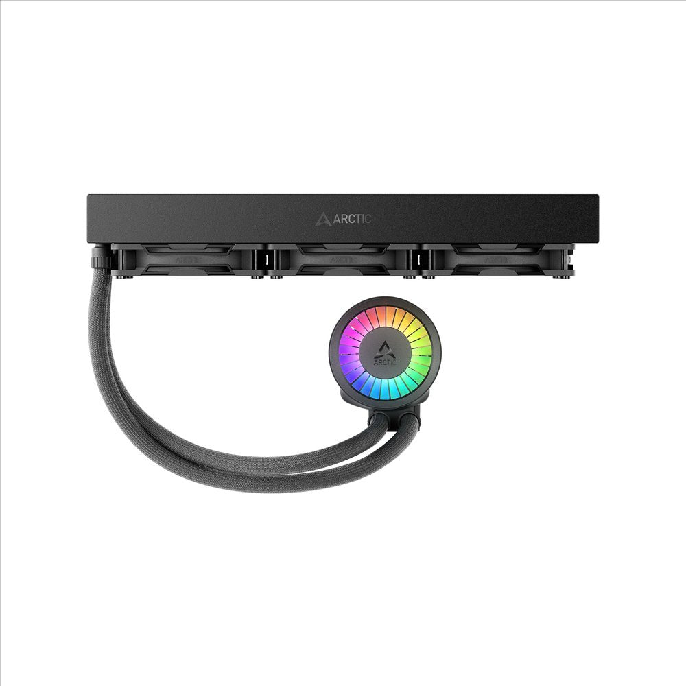 ARCTIC Liquid Freezer III Pro 360 A-RGB (Black) ACFRE00184A Multi Compatible All-in-One CPU Water Cooler with A-RGB Intel LGA1851, LGA1700 AMD AM5, AM4