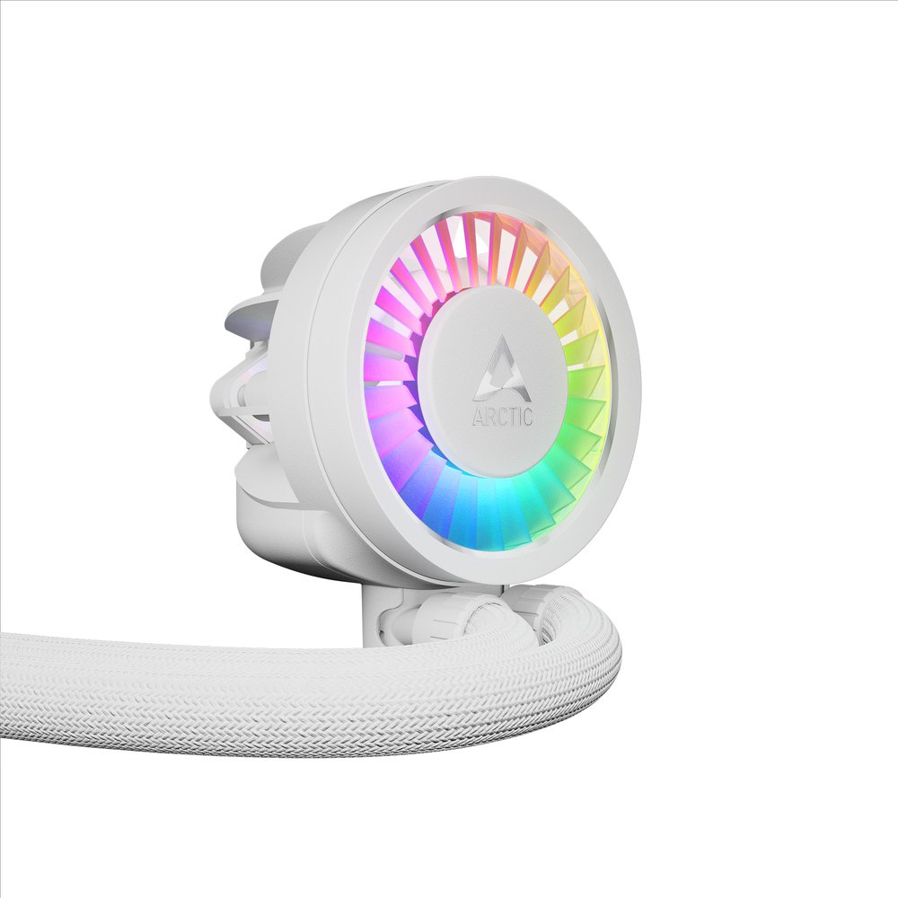 ARCTIC Liquid Freezer III Pro 360 A-RGB (White) ACFRE00188A Multi Compatible All-in-One CPU Water Cooler with A-RGB Intel LGA1851, LGA1700 AMD AM5, AM4