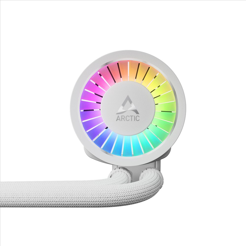 ARCTIC Liquid Freezer III Pro 360 A-RGB (White) ACFRE00188A Multi Compatible All-in-One CPU Water Cooler with A-RGB Intel LGA1851, LGA1700 AMD AM5, AM4