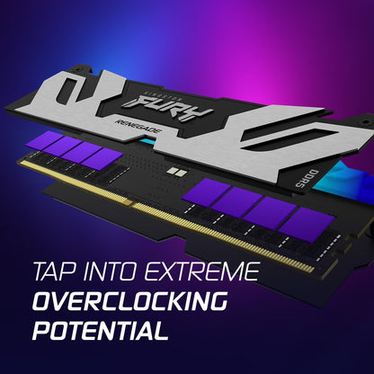 Kingston 32GB 6400MT/S DDR5 CL32 DIMM FURY RENEGADE RGB XMP