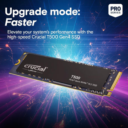 Crucial T500 4TB PCIe Gen4 NVMe M.2 SSD