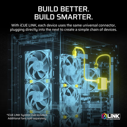 CORSAIR iCUE LINK TITAN 240 RX RGB AIO, 240mm Radiator, Liquid CPU Cooler