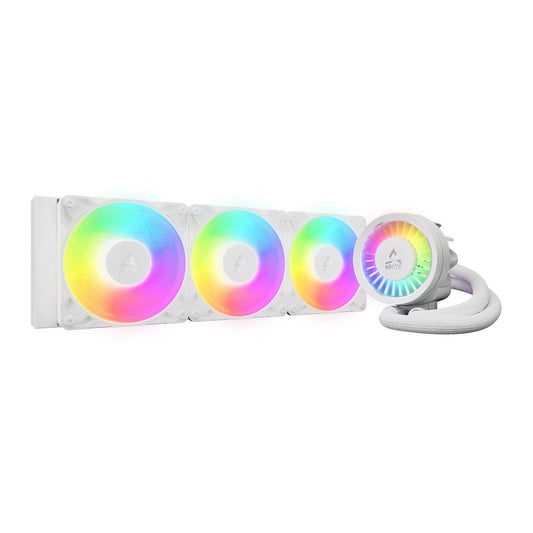 ARCTIC Liquid Freezer III Pro 360 A-RGB (White) ACFRE00188A Multi Compatible All-in-One CPU Water Cooler with A-RGB Intel LGA1851, LGA1700 AMD AM5, AM4
