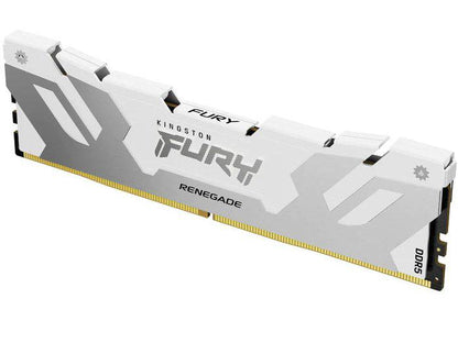 Kingston 16GB 6400MT/S DDR5 CL32 DIMM FURY RENEGADE WHITE XMP